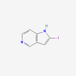 molecular formula C7H5IN2 B578166 2-Iodo-1H-pyrrolo[3,2-c]pyridine CAS No. 1227269-14-8
