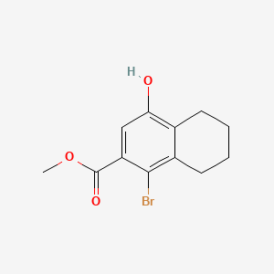 B578168 Methyl 1-bromo-4-hydroxy-5,6,7,8-tetrahydronaphthalene-2-carboxylate CAS No. 1253654-65-7