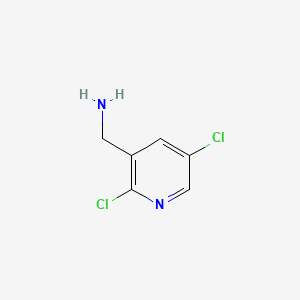 molecular formula C6H6Cl2N2 B578184 (2,5-Dichloropyridin-3-yl)methanamine CAS No. 1360952-89-1