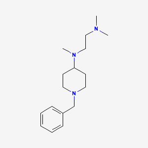 molecular formula C17H29N3 B5781840 N'-(1-benzylpiperidin-4-yl)-N,N,N'-trimethylethane-1,2-diamine 