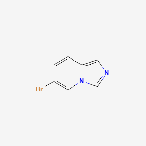 molecular formula C7H5BrN2 B578197 6-溴咪唑并[1,5-a]吡啶 CAS No. 1239880-00-2