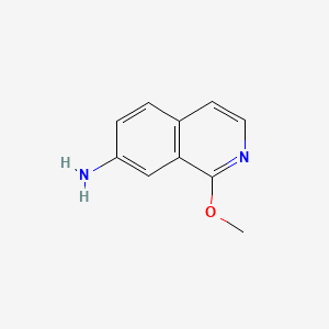 molecular formula C10H10N2O B578198 1-甲氧基异喹啉-7-胺 CAS No. 1374652-02-4