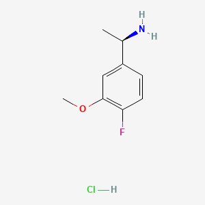 (R)-1-(4-Fluoro-3-methoxyphenyl)ethanamine hydrochloride