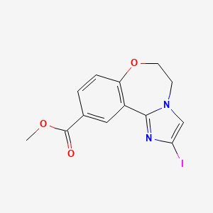 Methyl 2-iodo-5,6-dihydrobenzo[F]imidazo[1,2-D][1,4]oxazepine-10-carboxylate