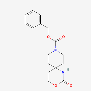 Benzyl 2-oxo-3-oxa-1,9-diazaspiro[5.5]undecane-9-carboxylate