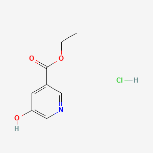 molecular formula C8H10ClNO3 B578215 Ethyl 5-hydroxynicotinate hydrochloride CAS No. 1207194-50-0