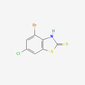 4-Bromo-6-chlorobenzo[d]thiazole-2-thiol