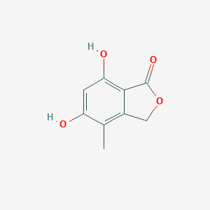 molecular formula C9H8O4 B057823 5,7-Dihydroxy-4-methylphthalide CAS No. 27979-57-3