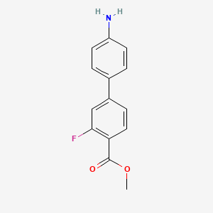 Methyl 4-(4-aminophenyl)-2-fluorobenzoate