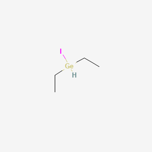 molecular formula C4H11GeI B578257 Diethyl(iodo)germane CAS No. 14287-43-5