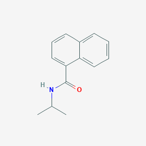 molecular formula C14H15NO B5782749 N-(propan-2-yl)naphthalene-1-carboxamide 