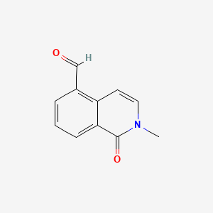 2-Methyl-1-oxo-1,2-dihydroisoquinoline-5-carbaldehyde