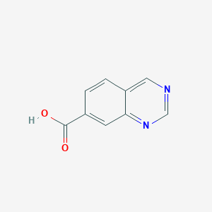 molecular formula C9H6N2O2 B057831 Quinazoline-7-carboxylic acid CAS No. 1234616-41-1