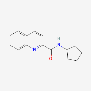 molecular formula C15H16N2O B5783295 N-cyclopentylquinoline-2-carboxamide 
