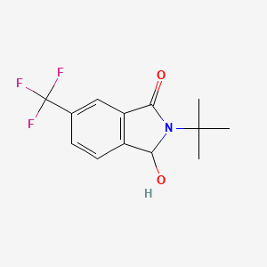 2-(tert-Butyl)-3-hydroxy-6-(trifluoromethyl)isoindolin-1-one
