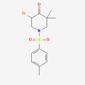 5-Bromo-3,3-dimethyl-1-tosylpiperidin-4-one