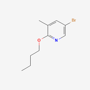 5-Bromo-2-butoxy-3-methylpyridine