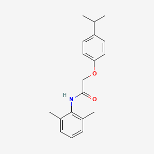 molecular formula C19H23NO2 B5783437 N-(2,6-dimethylphenyl)-2-(4-propan-2-ylphenoxy)acetamide 