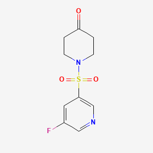 1-(5-Fluoropyridin-3-ylsulfonyl)piperidin-4-one