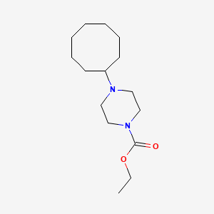 molecular formula C15H28N2O2 B5783482 Ethyl 4-cyclooctylpiperazine-1-carboxylate 