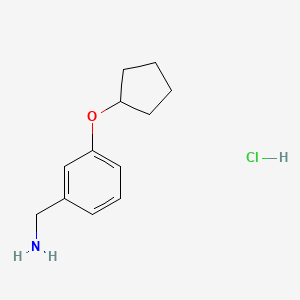 (3-(Cyclopentyloxy)phenyl)methanamine hydrochloride