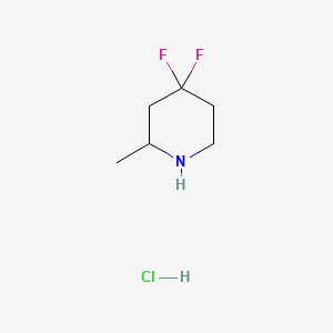4,4-Difluoro-2-methylpiperidine hydrochloride