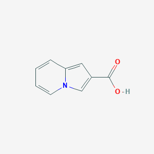 molecular formula C9H7NO2 B057836 Indolizine-2-carboxylic acid CAS No. 3189-48-8