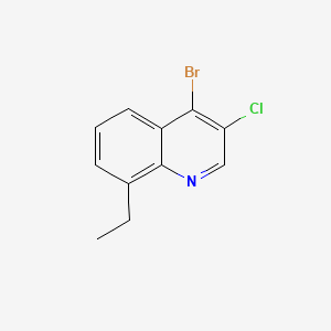 4-Bromo-3-chloro-8-ethylquinoline