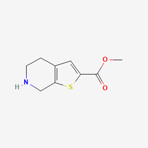 molecular formula C9H11NO2S B578381 Methyl 4,5,6,7-tetrahydrothieno[2,3-C]pyridine-2-carboxylate CAS No. 1259287-72-3