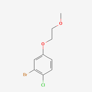 2-Bromo-1-chloro-4-(2-methoxyethoxy)benzene