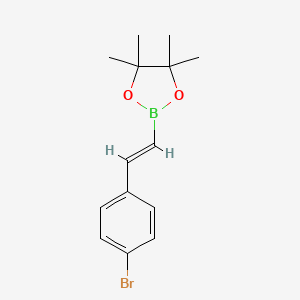 (E)-2-(4-Bromostyryl)-4,4,5,5-tetramethyl-1,3,2-dioxaborolane