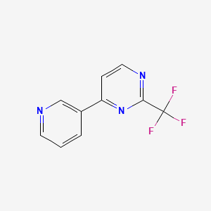 4-(Pyridin-3-yl)-2-(trifluoromethyl)pyrimidine