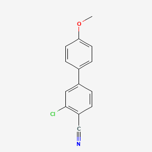2-Chloro-4-(4-methoxyphenyl)benzonitrile