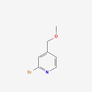 molecular formula C7H8BrNO B578396 2-Bromo-4-(methoxymethyl)pyridine CAS No. 1289387-96-7