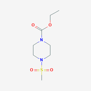 molecular formula C8H16N2O4S B5783999 ETHYL 4-(METHYLSULFONYL)TETRAHYDRO-1(2H)-PYRAZINECARBOXYLATE 