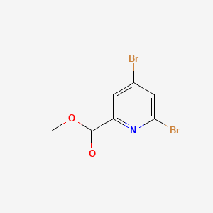 molecular formula C7H5Br2NO2 B578401 Methyl 4,6-dibromopicolinate CAS No. 1206248-47-6