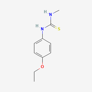 molecular formula C10H14N2OS B5784080 1-(4-Ethoxyphenyl)-3-methylthiourea 