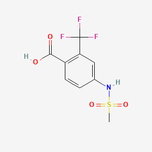 4-(Methylsulfonamido)-2-(trifluoromethyl)benzoic Acid