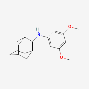 molecular formula C18H25NO2 B5784439 N-(3,5-dimethoxyphenyl)adamantan-2-amine 