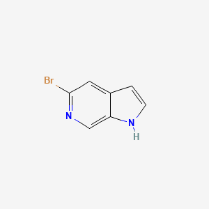 molecular formula C7H5BrN2 B578446 5-Bromo-1H-pyrrolo[2,3-c]pyridine CAS No. 1215387-58-8