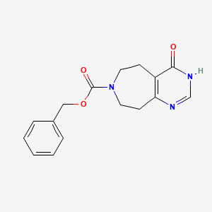 Benzyl 4-oxo-5,6,8,9-tetrahydro-3H-pyrimido[4,5-d]azepine-7(4H)-carboxylate