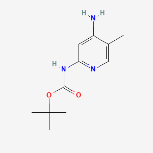 4-Amino-2-(boc-amino)-5-methylpyridine