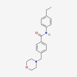 molecular formula C20H24N2O2 B5784710 N-(4-ethylphenyl)-4-(morpholin-4-ylmethyl)benzamide 