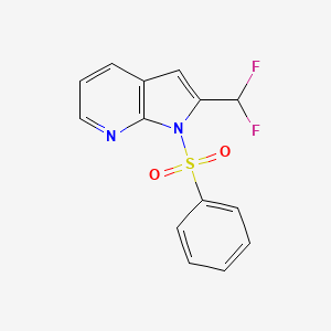 2-Difluoromethyl-1-phenylsulfonyl-7-azaindole