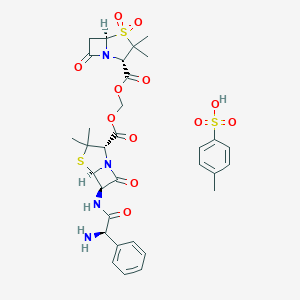 molecular formula C₃₂H₃₈N₄O₁₂S₃ B057848 Sultamicillin tosylate CAS No. 83105-70-8