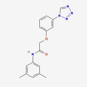 molecular formula C17H17N5O2 B5784815 N-(3,5-dimethylphenyl)-2-[3-(tetrazol-1-yl)phenoxy]acetamide 