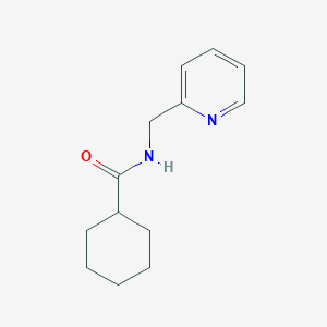molecular formula C13H18N2O B5784818 N-(pyridin-2-ylmethyl)cyclohexanecarboxamide 