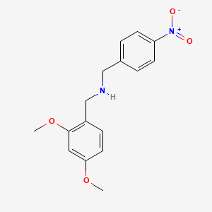 molecular formula C16H18N2O4 B5784852 N-(2,4-DIMETHOXYBENZYL)-N-(4-NITROBENZYL)AMINE 