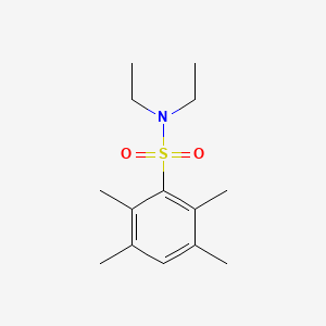 molecular formula C14H23NO2S B5784859 N,N-Diethyl-2,3,5,6-tetramethyl-benzenesulfonamide 