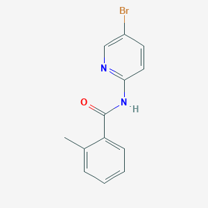 molecular formula C13H11BrN2O B5784874 N-(5-bromopyridin-2-yl)-2-methylbenzamide 
